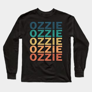 Ozzie Name T Shirt - Ozzie Vintage Retro Name Gift Item Tee Long Sleeve T-Shirt